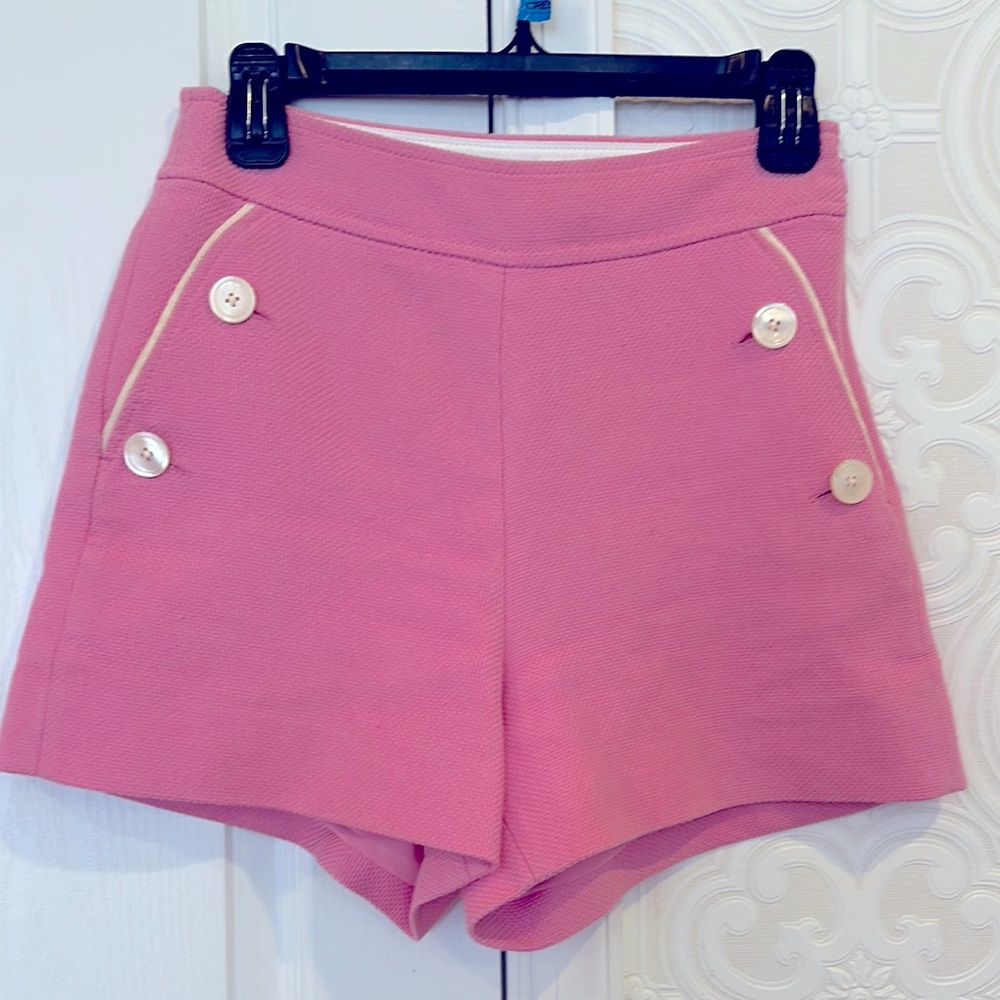 J.Crew Pink Button-Accent Women's Shorts